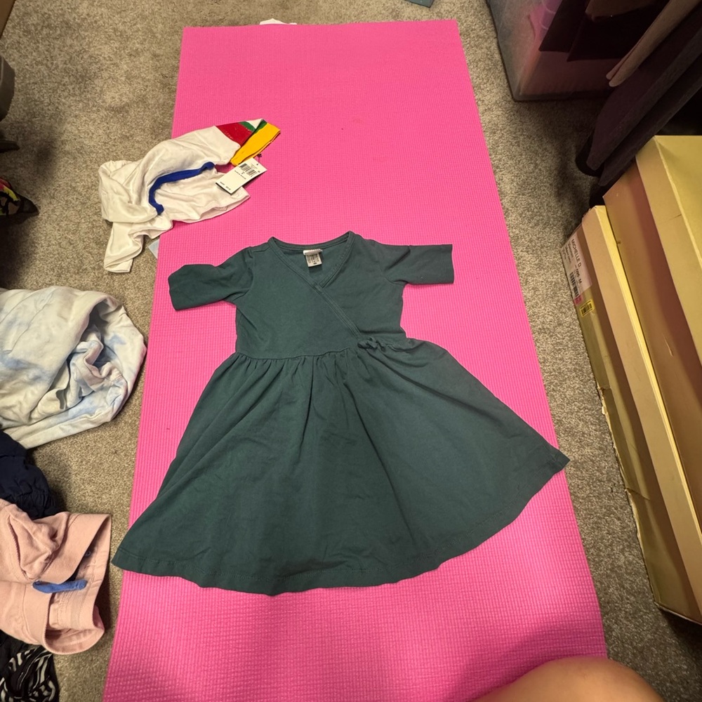 Elegant Green Kids Dress